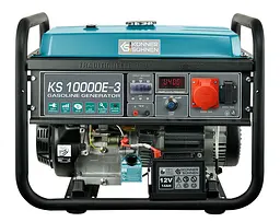Konner & Sohnen Генератор бензиновий KS 10000E-3, 400В, 7.5кВт, 3 фази, електростартер, 88кг
