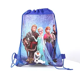 Сумка-рюкзак для взуття Frozen (Фрозен) двосторонній принт, на шнурках – дитячий мішок для школи та спорту - мініатюра 2