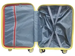 Валіза міні XS+ з поліпропілену Milano bag 030 40л Жовтий - мініатюра 5