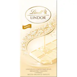 Уцінка. Шоколад білий Lindt Lindor 100 г  