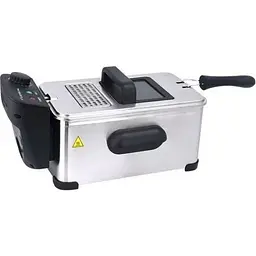 Електрична фритюрниця для дому Lexical LDF-3105 з терморегулятором і знімною чашею
