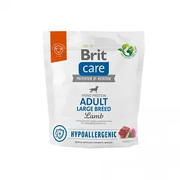 Сухий корм Brit Care Dog Hypoallergenic Adult Large Breed для собак великих порід, гіпоалергенний з ягням 1 кг (арт.172220/559091)