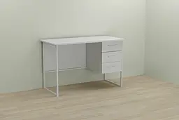 Комп'ютерний стіл Ferrum-decor Гаррі 75x140x60 білий ДСП Білий 16мм (FRD-104060)