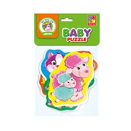 Дитячі пазли Baby Puzzle Мама та малюк Vladi toys VT1106-97 - мініатюра 2