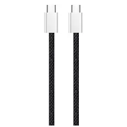 Дата кабель USB-C to USB-C 2.0m (braided cotton) (PD Fast Charging 60W) 3.0А black ColorWay (CW-CBPDCC068-BK) - мініатюра 7