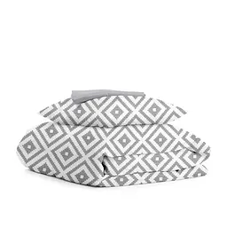 Подростковое постельное белье с простыней на резинке GREY ORNAMENT COSAS (4822052059210)