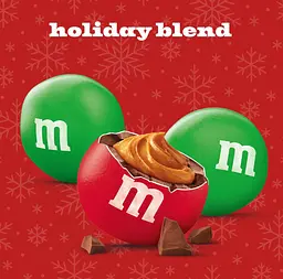 Драже M&M's Peanut Butter Milk Chocolate Red & Green Christmas Candy 260 г - мініатюра 4
