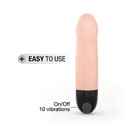Вібратор Dorcel Real Vibration S Flesh 2.0, діаметр 3,7см, перезаряджається, для точки G - мініатюра 3