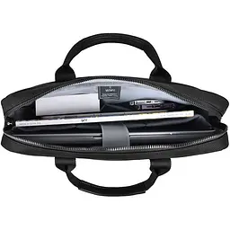 Сумка для ноутбука WiWU Hali Laptop Bag for MacBook 15.6` Black (6976195091755) [98327] - мініатюра 8