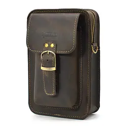 Чоловіча шкіряна поясна сумка TARWA 20×13,5×5 см nsa0001319 - мініатюра 1