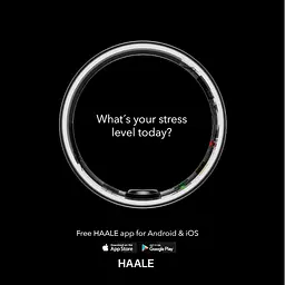 Смарт кільце HAALE Android & iOS Bluetooth 5.0 — Чоловіче під'єднане кільце — IP68 Водонепроникний, Менструація, Сон, стрес - мініатюра 5