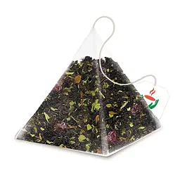 Чай Tea Moments Barberry Dream чорний з барбарисом та м'ятою 20х1.8 г пірамідки (tm.03644) - мініатюра 3