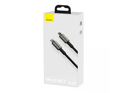 Кабель Baseus Tungsten Gold USB-C to Lightning 2m Black (CATLWJ-A01) [82115] - мініатюра 7