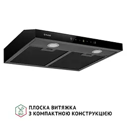 Витяжка плоска PERFELLI RINCI 6CWB NERO - мініатюра 2