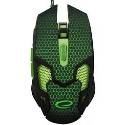 Миша Esperanza EGM207G Cobra USB Black-Green (EGM207G)