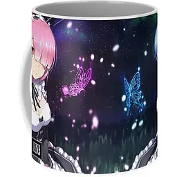 Кухоль GeekLand Життя з нуля в альтернативному світі Re:Zero метелики RZ.02.06 330 мл різнобарвний - мініатюра 2