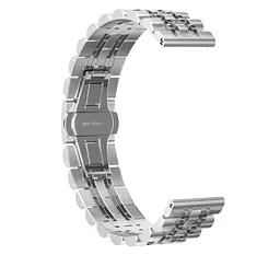 Металевий ремінець Primolux Steel Link для годинника Garmin Vivoactive 3/Vivomove HR/Forerunner Silver - мініатюра 2