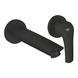 Змішувач для умивальника на два отвори M-Size Grohe Eurosmart 293382433 Чорний матовий