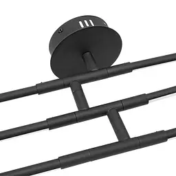 LED світильник стельовий Videx CLD013, 40W 3000-4000-6000K Black (29195-000) - мініатюра 5