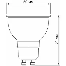 Світлодіодна лампа LED Videx MR16e 6W GU10 4100K (VL-MR16e-06104) - мініатюра 3