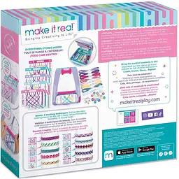 Набір для плетіння браслетів з верстатом Make it Real Найкращі друзі (MR1457) - мініатюра 7
