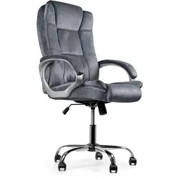 Офісне крісло Barsky Soft Microfiber Grey Soft-03 (Soft-03) - мініатюра 11