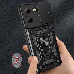 Чохол до мобільного телефона BeCover Military ZTE Blade A54 Black (712172) - мініатюра 3