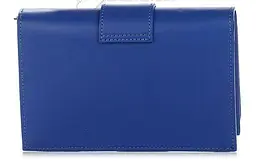 Шкіряний клатч Genuine Leather Синій - мініатюра 1