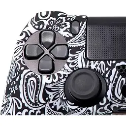 Чохол на геймпад Silicone Case для Sony DualShock 4 White Ornament [98258] - мініатюра 2
