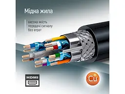 Кабель ColorWay v2.0 HDMI - HDMI 1.5 м Black (CW-CBHD078-BK) - мініатюра 7