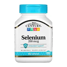 Селен Selenium 200 mcg - 60 caps