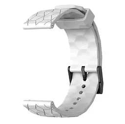 Ремінець Primolux Dimond силіконовий для годинника Amazfit Bip 5 / Bip 6 - White - мініатюра 2