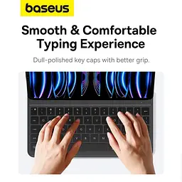Клавіатура Baseus Brilliance Series Magnetic Keyboard Case for Pad Mini 6 8.3″ Cluster Black (with Simple Series Type-C Cable) (P40112602111-00) - мініатюра 7