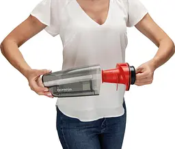 Пилосос бездротовий Gorenje 138 Вт автон. робота до 60 хв HEPA 2 в 1 підсвічування індикатор щітка електротурбо чорний - мініатюра 5