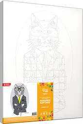 Картина за номерами Rosa Start Fashion Cat 35х45 см (4823098514275) - мініатюра 2