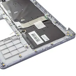 Верхня кришка для Asus A411 F411 K410 S401 X411 S410, (Сірий, топкейс+клавіатура з підсвічуванням, Оригінал) - мініатюра 3