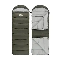 Спальник з капюшоном Naturehike U350 NH20MSD07, (1°C), лівий, коричневий - мініатюра 3