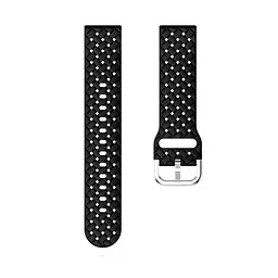 Ремінець Twist для Xiaomi Amazfit Bip Bip Lite Bip U Bip 1S Bip 3 - чорний ширина кріплення 20мм силікон Watchbands (W31-4WB13160120) - мініатюра 3