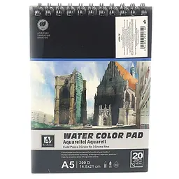 Альбом для акварелі А5/20 "Art Nation" /6006-W/ 200 г/м2 (1/96)