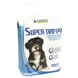 Одноразові пелюшки для собак 60 x 60 см Croci Super nappy 50 шт/уп