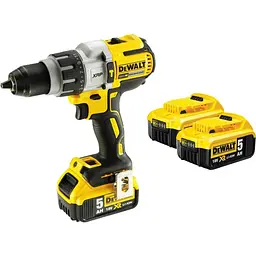 Дриль-шурупокрут акумуляторний DeWalt з АКБ та ЗП DCD996P3