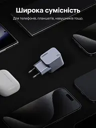 Мережевий GaN-зарядний пристрій UGREEN Nexode Pro X703 1 вихідний порт USB-C (35006) - мініатюра 12