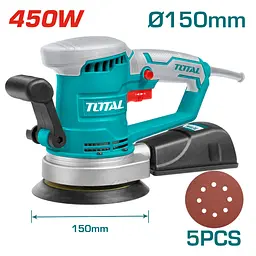 Ексцентрикова шліфмашина TOTAL TF2041506 - мініатюра 1