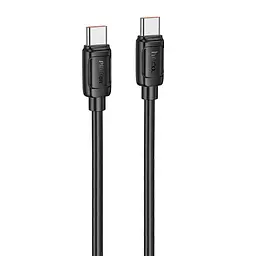Дата кабель Hoco X115 Surpass Type-C to Type-C 240W (1m) Black