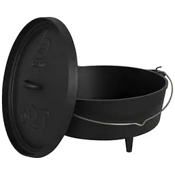 Казан з кришкою Bo-Camp Dutch Oven Cast Iron 31 cm/5 L Black (2122410) - мініатюра 2