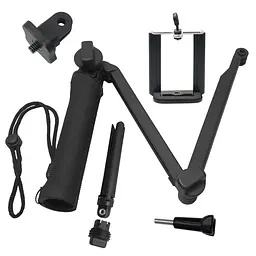 Монопод-штатив RIAS 3-Way 3в1 Black - мініатюра 3