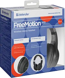 Навушники Defender FreeMotion B551 чорний Bluetooth (63551) - мініатюра 2