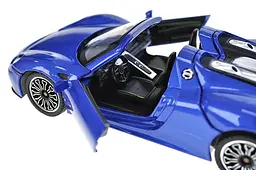 Іграшкова легкова машинка Porsche 918 Spyder 1:24 Автопром світлозвукові ефекти металева 68243A, коробка 25х12, 5х10 см - мініатюра 2