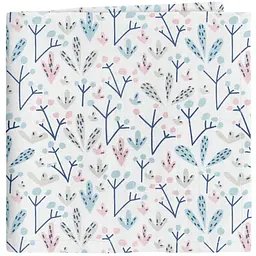 Пелюшкі муслінові Cosas Flowers CS1 75х100 см (MuslinDiapers_BushRoseBlue_75x100)