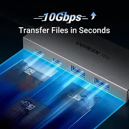 USB-хаб Ugreen CM480 4in1 (30758) [152545] - мініатюра 11